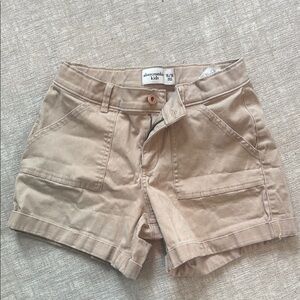 Abercrombie Kids Beige Cargo Shorts